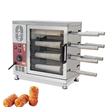 Elektrické Komín Tortu Roll Maker Stroj Chlieb Grilovanie Stroj Komín Tortu Rúra Obchodné Kurtos Kalacs