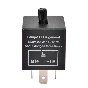 Elektronické LED Nastaviteľné Flasher Relé pre Zase Signálneho Svetla Blinker CF13 JL-02 pre Auto, Motocykel
