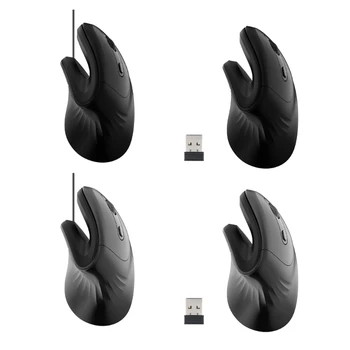 Ergonomické Vertikálne Optické Zápästie Uzdravenie USB Myši Na Notebook PC 96BA