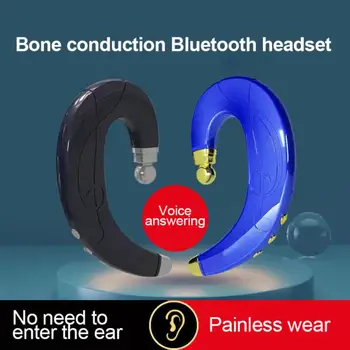 F108-TWS Jedného ucha Business Slúchadlá Ear-hák vzdušné Vedenie Blue-tooth Bezdrôtový Headset Športové Slúchadlá S Mikrofónom