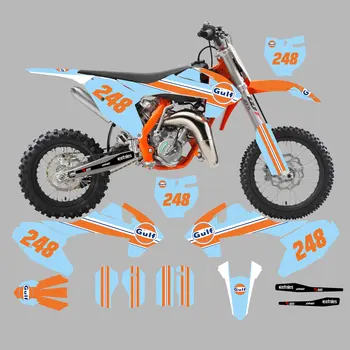 Grafické Držiak pre 16-22 SX65 2016 2017 2018 2019 2020 2021 2022 Motocross Nálepky-Nálepky