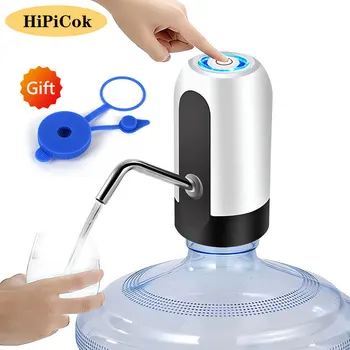 HiPiCok Fľaša na Vodu Čerpadlo 19 Litrov USB Nabíjanie Automatické Elektrické Zásobník Vody Fľašu Vody, Čerpadlo s Univerzálna Fľaša Spp