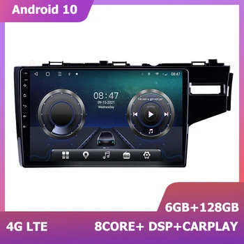 HIRIOT 10 palcový Android 11 Auto Rádio GPS Navigácia pre RHD Honda Nové Fit 2014-2018 Multimediálny prehrávač carplay Sat Navi 6+128 DSP