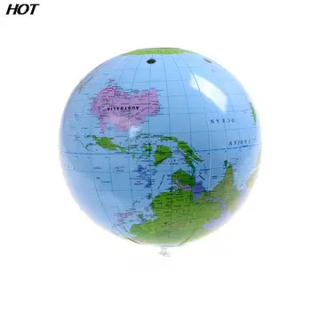 HORÚCE! 40 CM Začiatku Vzdelávacie Nafukovacie Zeme Sveta, Geografia Sveta Mapu Balón Hračka Beach Ball