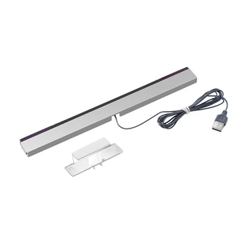 Hra Príslušenstvo pre Wii Sensor Bar Káblové Prijímače IR Signálu Ray USB Konektor Náhradný Senzor Bar Receiver pre WII/WIIU