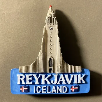 Islandská Harfa Cirkvi, Magnety Na Chladničku Turistické Suveníry Chladnička Nálepky Pamätné Domáce Dekorácie