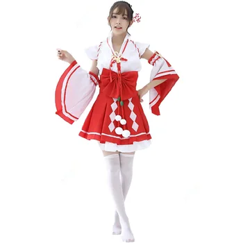 Japonské Anime Populárnej Japonskej a kórejskej Vysokej Kvality Kimono COS Veľké Qiao Dospelých Žien je Ultimate Čistej zeme Výkon Šaty