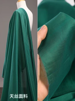 Jednofarebné Tencel Bavlnené Tkaniny Sukne Obloženie Rúna staré Čínske Oblečenie Textílie Jemnú Pokožku-príjemný a Priedušný
