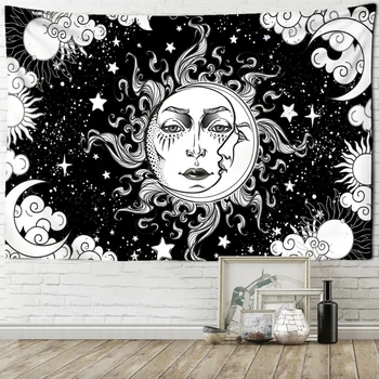Krásne Psychedelic Maľovanie Na Tvár Veľké Nástenné Závesné Hippie Boho Gobelín Mandala Art Decoration