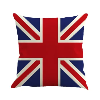 Krásne Spojené Kráľovstvo vlajka Bavlnená posteľná Bielizeň 45X45CM Vankúš Pás Vankúš na Stoličke obývačke Gauč Domáce Dekorácie