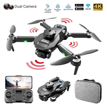 KS11 Mini Drone 8K Profesionálny Duálny Fotoaparát Prekážkou Vyhýbanie sa Quadcopter Vytrvalosť 5000M Optický Tok Polohy Dron