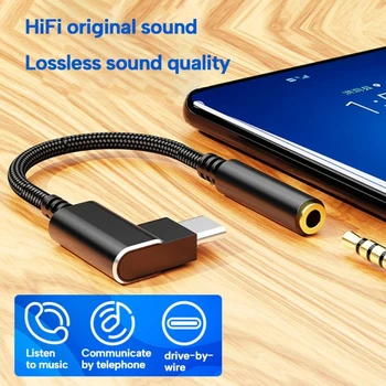Kvalitný USB C do 3,5 mm Adaptér Úžasnú Kvalitu Zvuku, Široký Kompatibilné Dropship