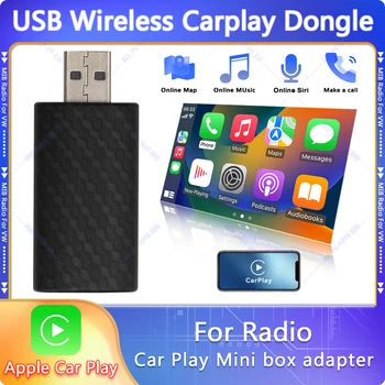 Káblové Bezdrôtové CarPlay Dongle pre Auto Carplay Stereo S USB, Plug and Play Smart Link Telefón Automatické Pripojenie k CarPlay