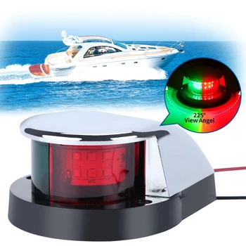 LED Loď Smerové Svetlo Červená & Zelená LED Marine Smerové Svetlo Loď Luk Svetlo drop shipping