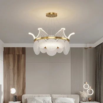 LED Stropný Luster Moderné Luxusné Lesk Prívesok Lampy Na Strop Spálne, Obývacia Izba, Hala Luster Pozastavenie Svietidlo
