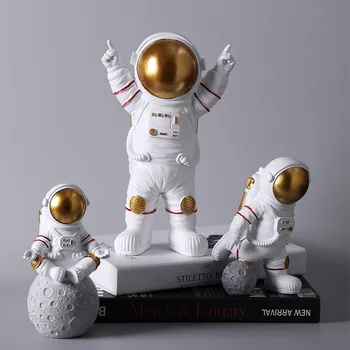 Luxusné Spaceman Malé Ozdoby Rôznych Tvorivých Predstavuje Astronaut Model Obývacia Izba Office Desktop Dekorácie
