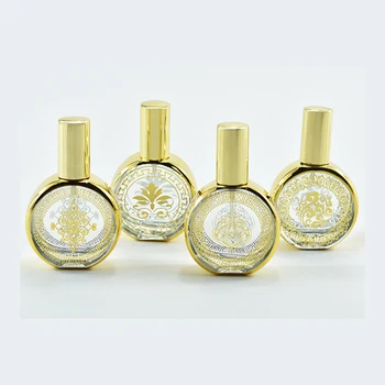 Luxy Parfum Fľaše 14ML Razenie Zlatých Esenciálny Olej Sub-fľaše Prázdne Prenosné Naplniteľné Kozmetické Nádoby Vzorky Balenie