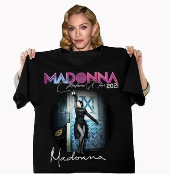 Madonna Madame X Tour tričko Black Všetky