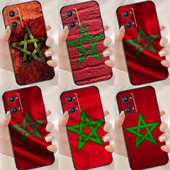 Maroko Marocký Vlajka Prípade OnePlus 11 10 TON Nord 2 3 Lite Realme 10 Pro Plus GT Neo 5 2T 3T C21Y C30 C33 C35 C55