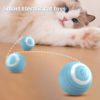 Mačka Interaktívne Loptu Smart Mačka DogToys Elektronické Interaktívne Cat Hračka Vnútorné Automatické Koľajových Magic Ball Hra Mačky, Doplnky