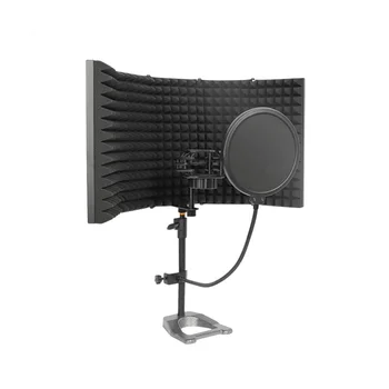 Mikrofón Prenosné Stola Zvukovo izolačné Peny Odraz Filter Mic Zvukotesné Zariadenia na Záznam Zvuku 3 Mikrofón Prenosné Stola Zvukovo izolačné Peny Odraz Filter Mic Zvukotesné Zariadenia na Záznam Zvuku 3 5