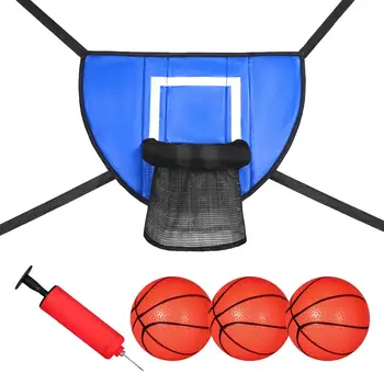 Mini Basketbal Hoop pre Trampolínu s Krytu Univerzálny Basketbal Rack Mini Basketbal Hoop pre Trampolínu s Krytu Univerzálny Basketbal Rack 0