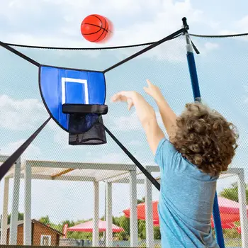 Mini Basketbal Hoop pre Trampolínu s Krytu Univerzálny Basketbal Rack Mini Basketbal Hoop pre Trampolínu s Krytu Univerzálny Basketbal Rack 1