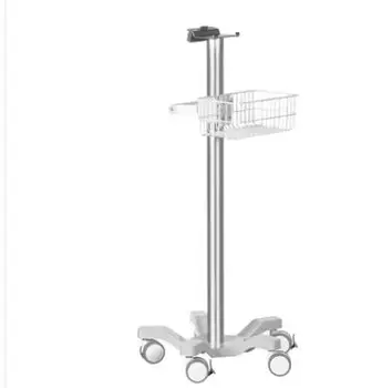 Monitor vozík 3-palcový tichý nohy kolesa lekárske prenosný stojan Monitor vozík 3-palcový tichý nohy kolesa lekárske prenosný stojan 3