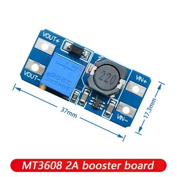 MT3608 DC-DC Boost Converter Zvýšenie Výkonu Modul Boost Boost Doska Max Výstup 28V 2A pre Arduino Diy Auta Napájací Modul Booster