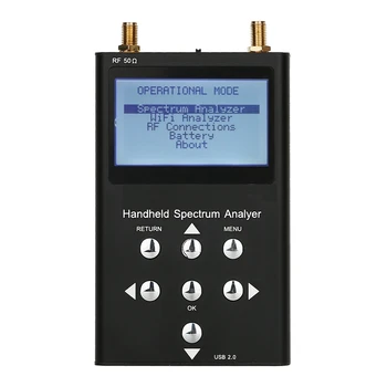 Multifunkčné Dual Antény Ručné Spektrum Analyzer 15M-3G Rf Explorer spektrálny Analyzátor
