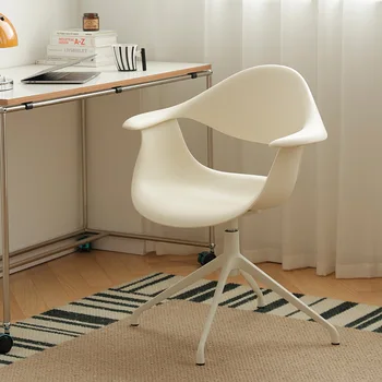 Nordic dizajnér jedálenské stoličky pre domáce použitie, malé a sedavý jednotiek, otočná kancelárske stoličky, moderné a minimalistické ergonomické