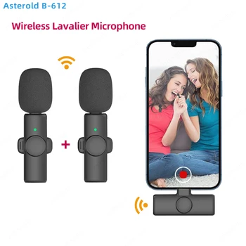 Nouveau Lavalier Mikrofón sans fil, annulation du bruit, enregistrement Audio video naliať iPhone/iPad/Android/Xiao/Samsung Li