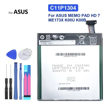 Nové C11P1304 Náhradné Batérie Pre ASUS MEMO PAD HD 7 ME173X K00U K00B HD7 Bateria 3950mAh Sledovacie Číslo + Nástroje