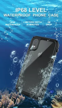Nové Vonkajšie Športové Prípade Šok Nečistoty Brnenie Pre iPhone X Xs Xr Xs Max 2 m 30 Min Pre iPhone 11 Pro je Vodotesný IP68 Plávať Spustiť Kryt