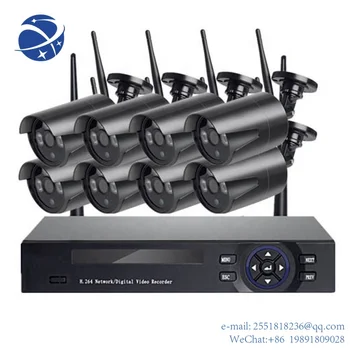 OEM H. 265 HD 1080P 2MP 8CH NVR Súpravy Vonkajšie smart Home Security dohľadu Bullet bezdrôtová wifi IP kamery nastaviť v CCTV Systémoch
