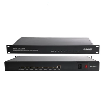 OTT Headend Digitálna TV HD Encoder H264 na Ethernet IP Video Live Streaming jednorazové Riešenie