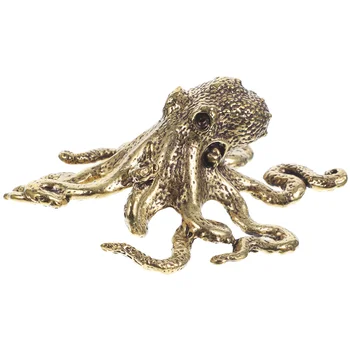Ozdoby Obývacia Izba Dekorácie Octopus Zvierat pre Dom Ploche Socha Mosadz Ozdobu