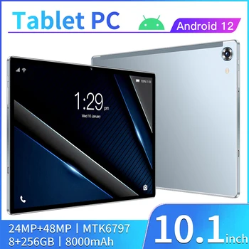 PA13 Tablet PC 10.1 Palcov 4K Obrazovky 8 GB RAM, 256 GB ROM MTK6797 CPU 24/48MP 2560*1600 IPS Android 12 8000mAh Lítium-Iónová Batéria
