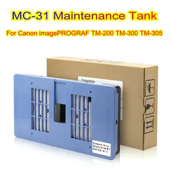 Pre Canon imagePROGRAF Maintenance Cartridge MC-31 Údržbu Nádrže MC31 KTM-200 TM-300 TM-305 1156C005AA Tlačiareň Odpadového Atramentu Bin
