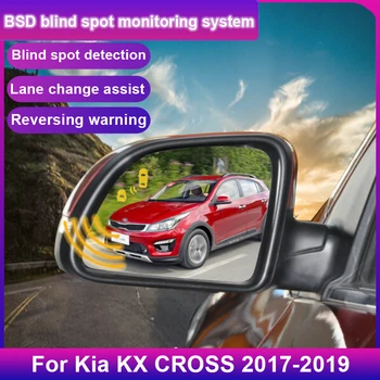 Pre Kia KX KRÍŽ 2017 2018 2019 BSD BSM blind spot Radarový systém detekcie 24GHZ Mikrovlnný Senzor BSA Zrkadla, svetla, alarm