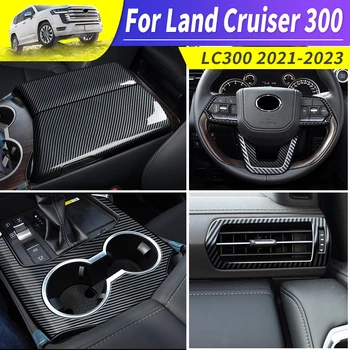 Pre Toyota Land Cruiser 300 2021 2022 2023 Uhlíkových Vlákien vzor Obloha Interiérové Doplnky LC300 Inovované Úpravy Tuning