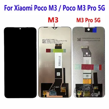 Pre Xiao Poco M3 Pro 5G M2010J19CI M2010J19CG M2103K19PI M2103K19PY M2103K19PG LCD Displej Dotykový Displej Digitalizátorom. Montáž