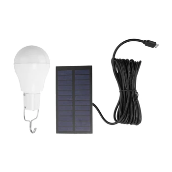 Prenosné LED Solárne Svetlo 15W Žiarovka LED Lampa USB Nabíjateľné Solárny Vonkajšie/Vnútorné Cestovanie, Camping Záhrada Svetlo