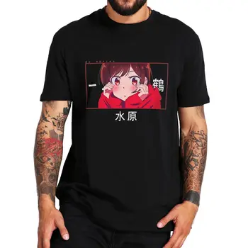 Prenájom Priateľku Anime T Shirt Chizuru Ichinose Kanojo Okarishimasu Japonský Manga Série Klasické T-Tričko 100% Bavlna EÚ Veľkosť