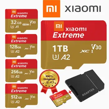 Pôvodný xiao TF Karty 2TB Micro Memory Card A2 V30 Vysokej Rýchlosti 512 gb diskom 1 tb 256 GB 100MB/S Mobilným Telefónom/foto-video Ukladanie Dát