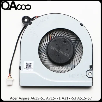 QAOOO Notebook Chladiča Ventilátor Pre Acer Aspire A514-55 A615-51 A715-71 A317-32 A517-51G N17C4 SF314-54 A515-57 CPU Chladiaci Ventilátor
