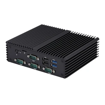 Qotom Mini PC Win 10/11 Linux Core i3-10110U/ i5-10210U Procesor Palubný HD DP 2x 4x LAN RS-232