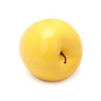 Realistické Umelé Ovocie pre Apple jasne Žlté sfarbenie Kuchyňa Falošné D