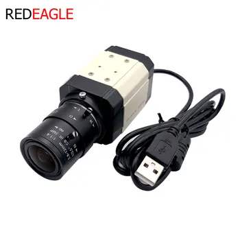 REDEAGLE HD 4 mm/6 mm/2.8-12mm Varifokálny Zoom 30fps MJPG UVC 4MP High Speed USB PC Kamera 2K Video Kamera Mini Metal Box