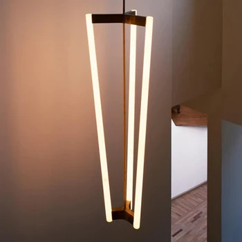 Retro Minimalistický Závesné Lampy na Strop Železa Líniové Prívesok Svetlá Vintage LED Luster Loft Obývacia Izba Izba Dekor Lesk